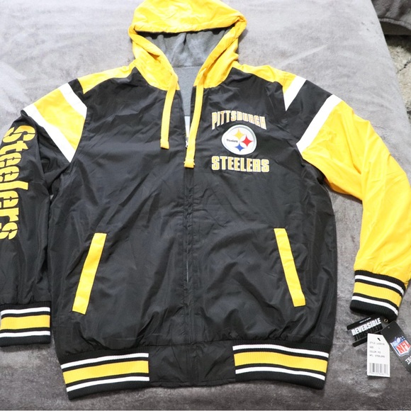 Men’s Reversible Steelers Jacket - Picture 1 of 6